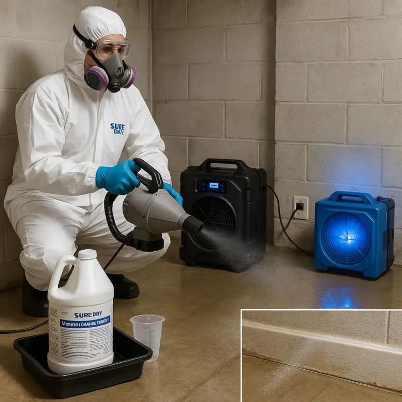 Sanitization and Odor Removal process in Brownsfield, LA