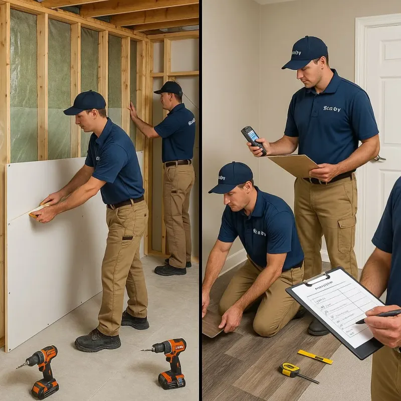 Repairs and Reconstruction process in Brownsfield, LA